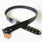Zwart Leren Riem vierkante studs - Zonder Buckle/Gesp 100..., Kleding | Heren, Riemen en Ceinturen, Verzenden, Nieuw