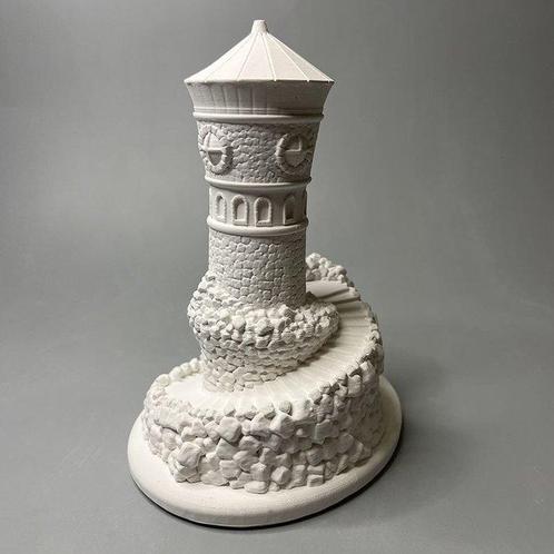 sculptuur, lighthouse - 17 cm - Gips, Antiek en Kunst, Kunst | Designobjecten