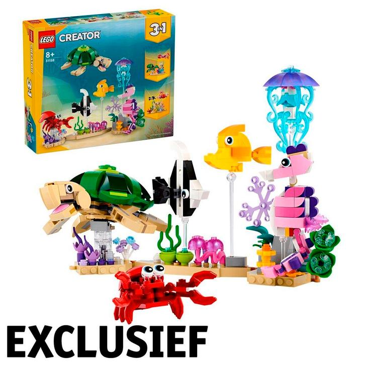 LEGO Creator 31158 3-in-1 Zeedieren, Kinderen en Baby's, Speelgoed | Duplo en Lego, Nieuw, Verzenden