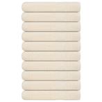 vidaXL Handdoeken FROGN 10 st 100x200 cm 360 g/m² crème, Verzenden, Nieuw