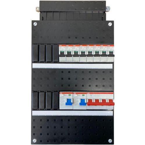 ABB groepenkast 8 groepen, 2 aardlekschakelaars 2-P, 1, Doe-het-zelf en Verbouw, Elektra en Kabels, Nieuw, Ophalen of Verzenden