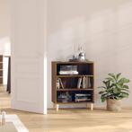 vidaXL Dressoir 57x35x70 cm spaanplaat bruin eikenkleur, Huis en Inrichting, Kasten | Dressoirs, Verzenden, Nieuw, 50 tot 100 cm