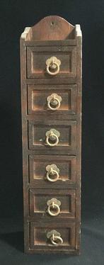 Japanese Vintage Wooden Storage Box (H:47cm) - Doos - Hout, Antiek en Kunst, Curiosa en Brocante