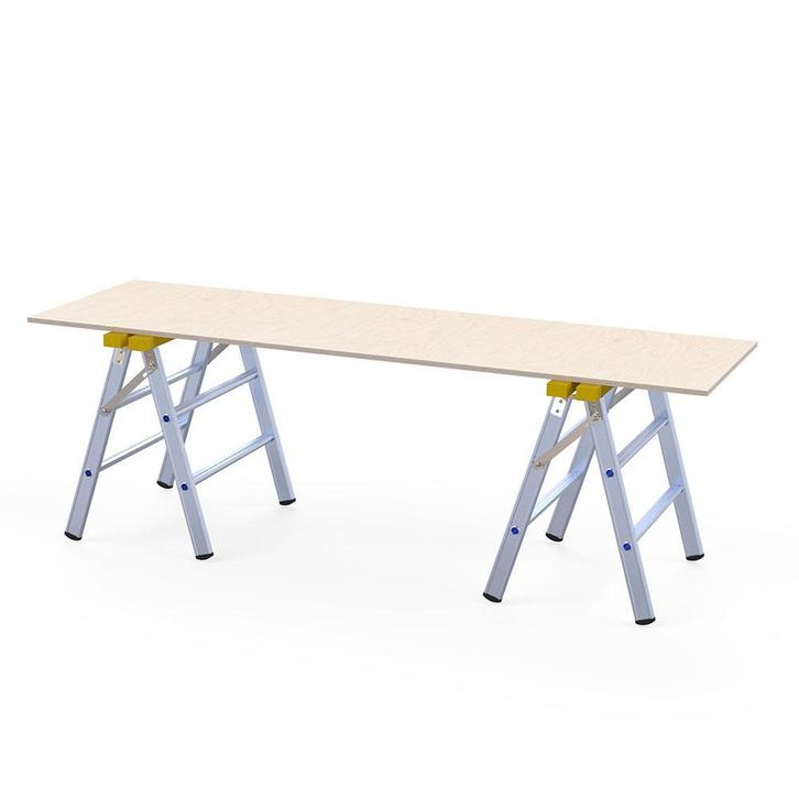 Schraag Eurostairs voor klustafel, werktafel of behangtafel, Doe-het-zelf en Verbouw, Ladders en Trappen, Nieuw, Opvouwbaar of Inschuifbaar