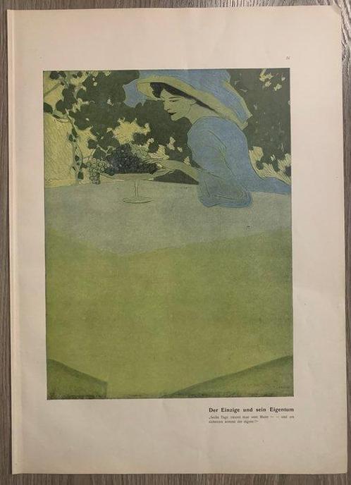Marcello Dudovich - 2 X Original Cromolitho Dudovich, Antiek en Kunst, Kunst | Tekeningen en Foto's
