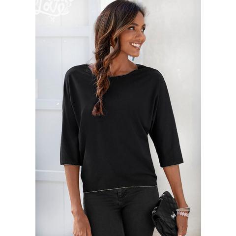 Lascana Shirt met ronde hals Met elegante, Kleding | Dames, Badmode en Zwemkleding, Nieuw, Verzenden