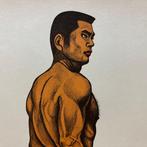 Staande man - Lithografie Mishima G gash Wakamono