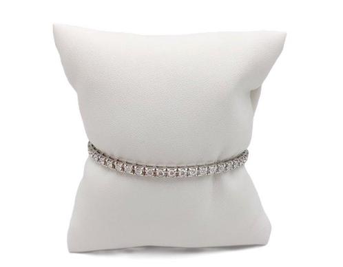 Armband - 18 karaat Witgoud - 3.65ct. tw. Diamant, Sieraden, Tassen en Uiterlijk, Armbanden