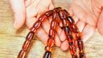 Gepolijst - Barnsteen - Baltic Amber meditation Rosary -