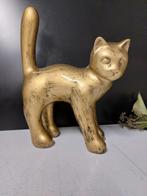 Beeld, Garden statue - Cat - Color gold bronze - 33 cm -, Antiek en Kunst, Kunst | Designobjecten