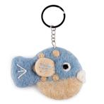 Sleutelhanger/Tashanger - Vis Sealife Wolvilt - Beige & Blau, Ophalen of Verzenden, Nieuw