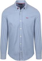 NZA Shirt James Twill Melange Blauw maat M Heren, Kleding | Heren, Overhemden, Verzenden, Nieuw, Blauw, New Zealand Auckland