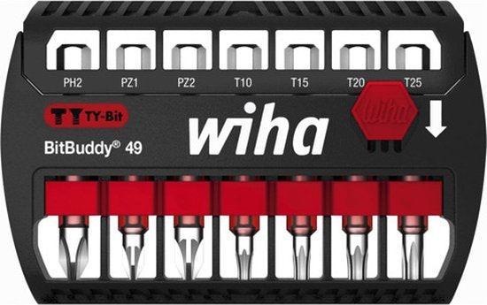 Tweedekans | Wiha SB7946-TY904 7-delige BitBuddy Bitset, Doe-het-zelf en Verbouw, Gereedschap | Handgereedschap, Zo goed als nieuw