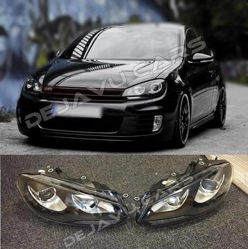 R20 / GTI Bi-Xenon Look LED Koplampen voor Volkswagen Golf 6 beschikbaar voor biedingen