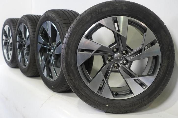 Audi e-tron GE Q8 e-tron 20 inch velgen Bridgestone Zomerban, Auto-onderdelen, Banden en Velgen, Velg(en), Gebruikt, 20 inch, Zomerbanden