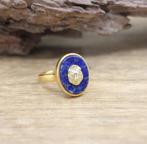 Lapis lazuli ring met leeuw, Sieraden, Tassen en Uiterlijk, Ringen, Nieuw, Verzenden