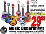 OPRUIMING CLX Sopraan Ukeleles | Music Department, Ophalen of Verzenden, Nieuw, Overige typen