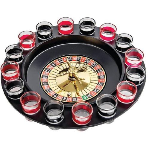 Benson Roulette drankspel - 16 glazen - draaibaar wiel -..., Kinderen en Baby's, Speelgoed | Overig, Nieuw, Ophalen of Verzenden