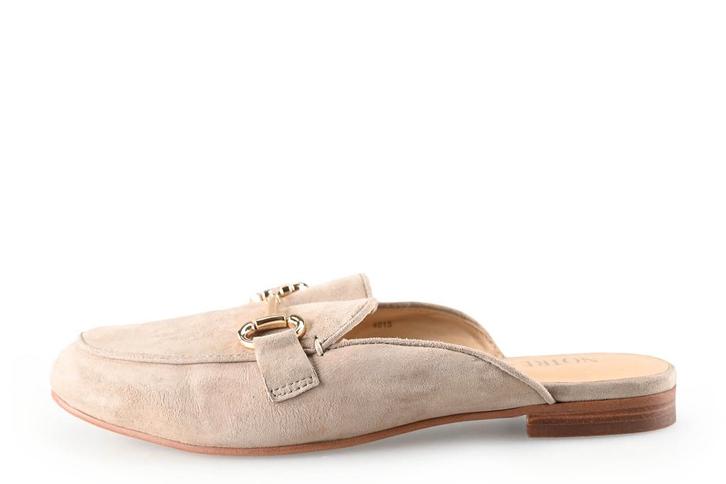 Notre-V muiltjes in maat 38 Beige | 15% korting, Kleding | Dames, Schoenen, Beige, Gedragen, Overige typen, Verzenden