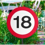 Tuinbord Verkeersbord 18 jaar, Ophalen of Verzenden, Nieuw