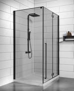 Douchecabine Vancouver 90 x 120 x 190 cm Zwart Rookglas, Doe-het-zelf en Verbouw, Sanitair, Verzenden, Nieuw, Douche