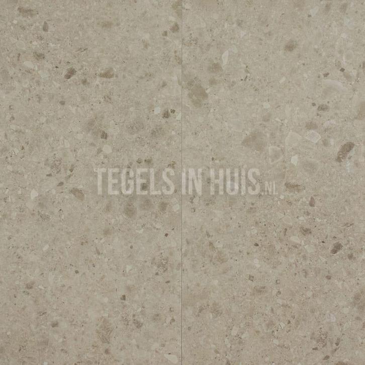 Vloer- en wandtegel g-stone terrazzo zand 60x120 r10, Doe-het-zelf en Verbouw, Tegels, Wandtegels, Nieuw, 10 m² of meer, Keramiek