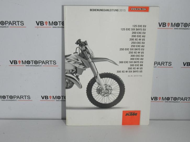 KTM 125 200 250 300 EXC XC-W Bedienungsanleitung, Motoren, Onderdelen | Overige, Ophalen of Verzenden