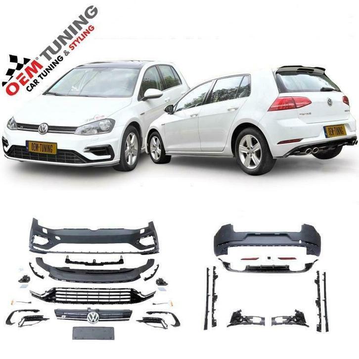 VW GOLF 7.5 R BODYKIT voor GOLF 7 | 2012 - 2017 | OEM LOOK |, Auto-onderdelen, Carrosserie en Plaatwerk, Nieuw, Volkswagen, Voor