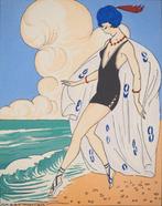 Maggy Monier (1887-1965) - Art Déco : La sportive élégante, Antiek en Kunst
