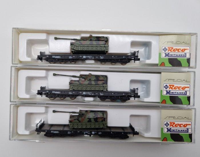 Roco N - 925 - Model treinwagon (3) - Minitanks 925 met, Hobby en Vrije tijd, Modeltreinen | N-Spoor