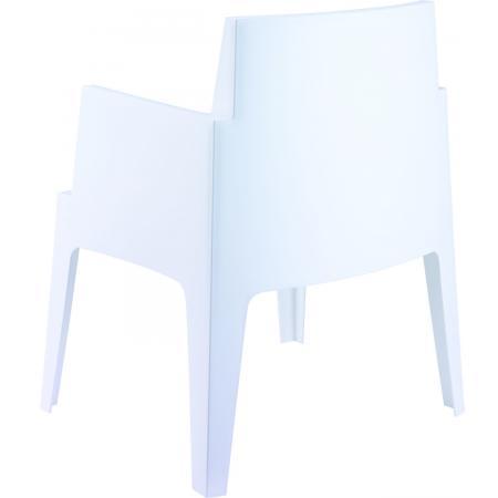 (MDK-105531) Siesta Box terrasstoel wit, Huis en Inrichting, Stoelen, Wit, Nieuw, Ophalen of Verzenden