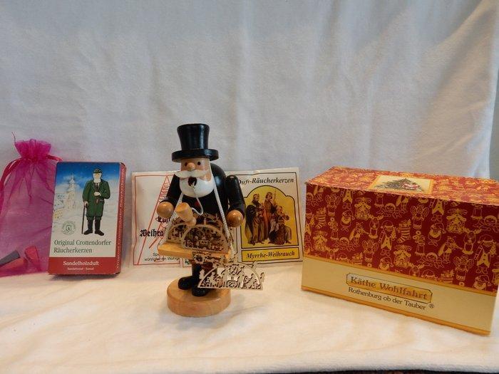 Kerstbeeldje - Hout - Rookmannetje, Diversen, Kerst