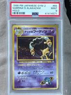 Pokémon - 1 Graded card - Sabrina’s alakazam - PSA 9, Nieuw