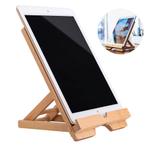 Cheqo® Luxe Bamboe Tablethouder - iPad Houder - Tablet Houde, Nieuw, Verzenden
