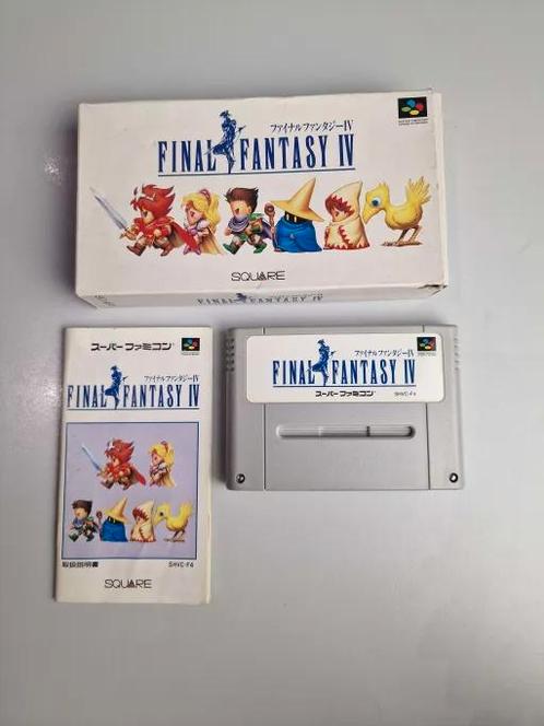 SNES - Final Fantasy IV - Famicon - Boxed CIB, Spelcomputers en Games, Games | Nintendo Super NES, Ophalen of Verzenden