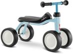 Pukylino oefenfiets met 4 wielen Retro Blauw 1+, Kinderen en Baby's, Speelgoed | Buiten | Voertuigen en Loopfietsen, Nieuw, Verzenden