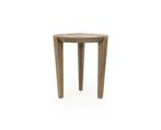Bijzettafel Davina 40x40cm - bruin | Eleonora, Huis en Inrichting, Tafels | Bijzettafels, Ophalen of Verzenden, Nieuw