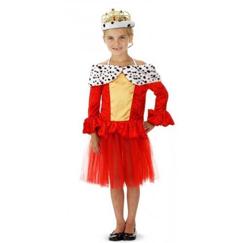 Koninginnen jurkje voor meisjes - Koningin kleding, Kinderen en Baby's, Carnavalskleding en Verkleedspullen, Ophalen of Verzenden