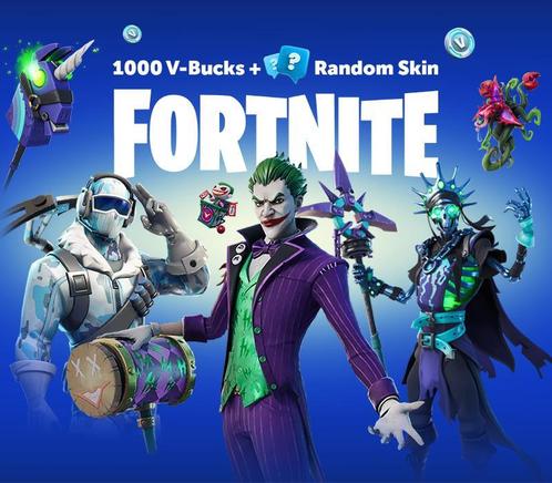 Fortnite 1000 V-Bucks + Skin | Xbox | CD Key Digitaal, Spelcomputers en Games, Games | Pc, Nieuw