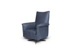 Fauteuil Viola - fauteuils - Blauw, Huis en Inrichting, Nieuw, Blauw, Leer