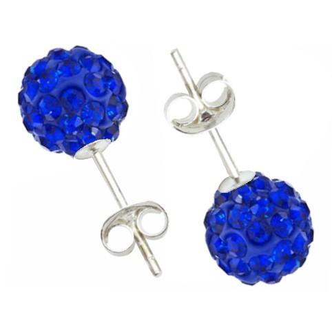 Fako Bijoux® - Oorbellen - Disco Dots - Steker - Donkerblauw, Sieraden, Tassen en Uiterlijk, Oorbellen, Verzenden