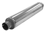 Demper Turbex rond 125 mm, lengte 620 mm Universeel RVS 3,00, Verzenden, Nieuw
