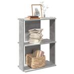 vidaXL Boekenkast 3-laags 60x30x80 cm bewerkt hout, Huis en Inrichting, Kasten | Boekenkasten, Verzenden, Nieuw, Overige houtsoorten