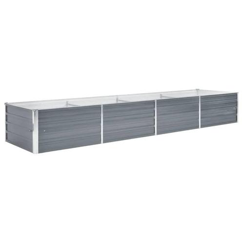 Stalen Plantenbak 320x80 | Retourdeal | Grijs | Budget Tu..., Tuin en Terras, Bloembakken en Plantenbakken, 30 tot 60 cm, 100 cm of meer
