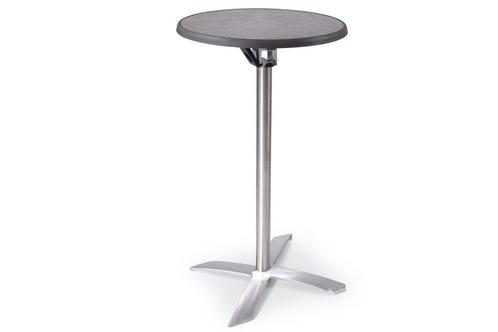 Statafel Helsinki | 60 cm | opklapbaar, Tuin en Terras, Tuintafels, Nieuw, Kunststof, Rond, Ophalen of Verzenden