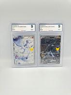 Pokémon - 2 Graded card - RESHIRAM FULL ART & ZEKROM FULL, Nieuw