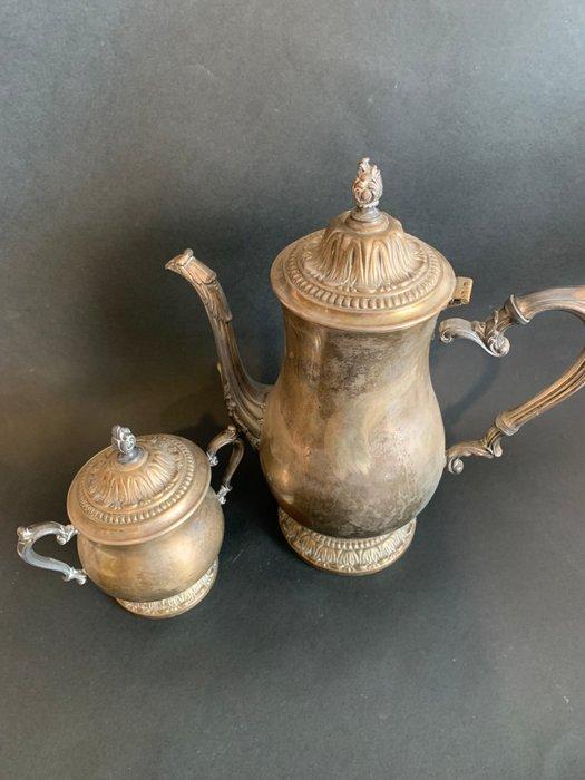 Theepot - Verzilverd - E suikerpotje W.m Rogers, Antiek en Kunst, Antiek | Keukenbenodigdheden