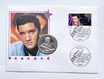 Duitsland. Numisbrief 1988 Elvs Presley, stamp and medal