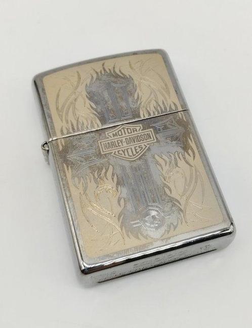 Zippo - Harley Davidson - Zonder Minimumprijs - Aansteker -, Verzamelen, Rookartikelen, Aanstekers en Luciferdoosjes