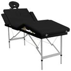 vidaXL Massagetafel met 4 zones inklapbaar aluminum frame, Sport en Fitness, Massageproducten, Verzenden, Nieuw